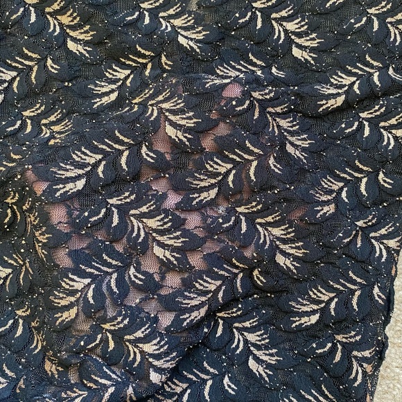 Ann Ferriday Y2K Lace Black Leopard Patchwork Top Whimsigoth Fairygoth Witchy - Picture 6 of 6